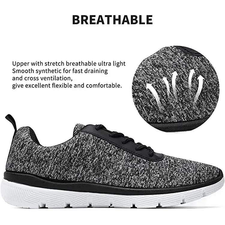 China Hot Selling Tennis Lace Up Walking Lightweight Sneaker Mesh Women Athletic Running Shoes